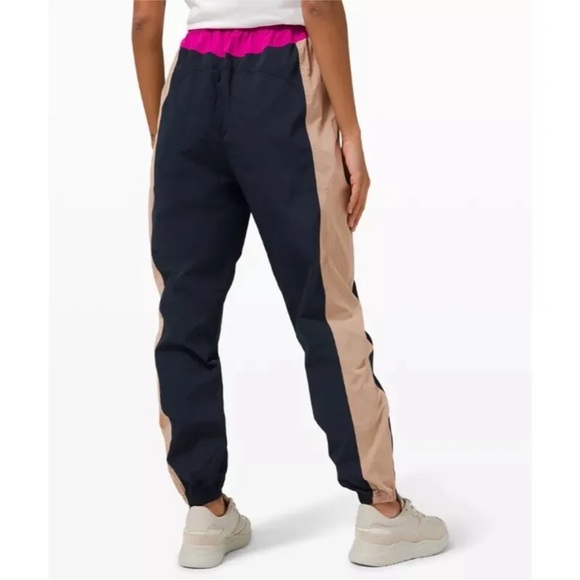 Lululemon Evergreen Track Pants ✨ True Navy/Cafe Au Lait/Ripened Raspberry✨SZ 6 - Picture 2 of 13